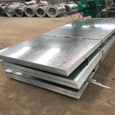 ASTM Corrugated Galvanized Sheet Metal SGCC Z275g 4 X 8 Feet Spangle