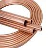 ASTM B280 1/4'' 3/8'' 1/2'' 3/4'' Copper Round Pipe Pancake Coil 15 Meters For Air Conditioner